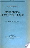 Bibliografia piemontese-ligure