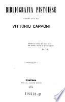 Bibliografia pistoiese