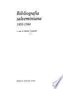 Bibliografia salveminiana, 1892-1984
