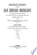 Bibliografia siciliana