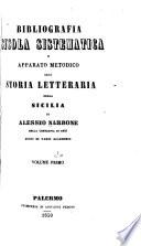 Bibliografia sicola sistematica