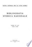Bibliografia storica nazionale