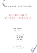 Bibliografia storica nazionale