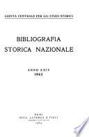 Bibliografia storica nazionale