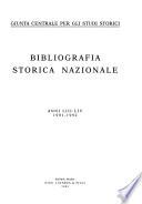 Bibliografia storica nazionale
