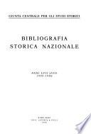 Bibliografia storica nazionale