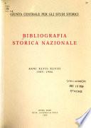 Bibliografia storica nazionale