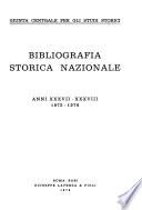 Bibliografia storica nazionale