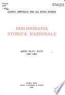 Bibliografia storica nazionale
