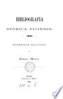 Bibliografia storica ticinese