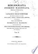 Bibliografia storico-ragionata della Toscana