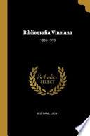 Bibliografia Vinciana: 1885-1919