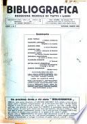 Bibliografica rassegna mensile di tutti i libri