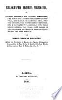 Bibliographia historica portugueza