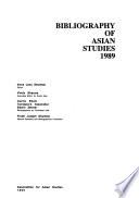 Bibliography of Asian Studies
