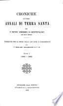Biblioteca bio-bibliografica della Terra Santa e dell'Oriente francescano ...