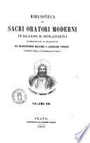 Biblioteca di sacri oratori moderni italiani e stranieri pubblicati e tradotti da Baldassarre Mazzoni e Leopoldo Franchi
