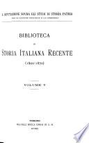 Biblioteca di storia italiana recente