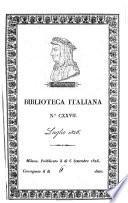 Biblioteca italiana, o sia giornale di letteratura, scienze ed arti ...