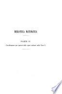Biblioteca matematica italiana dalla origine della stampa ai primi anni del secolo 19