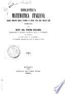 Biblioteca matematica italiana