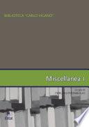 BIBLIOTECA “CARLO VIGANÒ” - Miscellanea 1