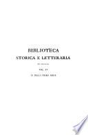 Biblioteca storica e letteraria di Sicilia