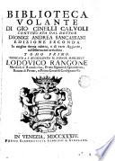 Biblioteca volante, 1