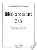 Biblioteche italiane