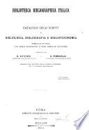 Bibliotheca bibliographica italica