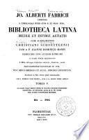 Bibliotheca latina mediæ et infimæ
