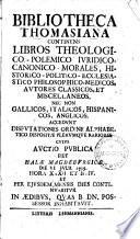 Bibliotheca Thomasiana