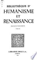 Bibliothèque d'humanisme et Renaissance