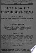 Biochimica e terapia sperimentale