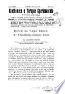 Biochimica e terapia sperimentale organo ufficiale della Societa italiana di Chimica biologica