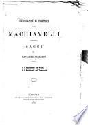 Biografi e critici del Machiavelli