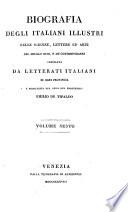 Biografia degli Italiani illustri nelle scienze, lettere ed arti del secolo XVIII, e de' contemporanei