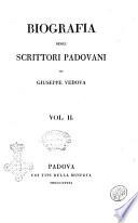 Biografia degli scrittori padovani Giuseppe Vedova