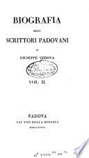 Biografia degli scrittori padovani