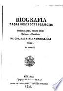 Biografia degli scrittori perugini e notizie delle opere loro