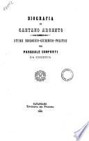 Biografia di Gaetano Argento studii biologico-giuridico-politici per Pasquale Conforti