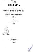 Biografia di Giovanni Borgi detto Tata Giovanni scritta da C.L. Morichini