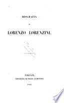 Biografia di Lorenzo Lorenzini [a cura di Enrico Mayer]