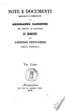 Biografie dei capitani venturieri dell'Umbria scritte ed illustrate con documenti da Ariodante Fabretti