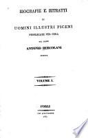 Biografie e ritratti di uomini illustri piceni