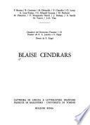 Blaise Cendrars