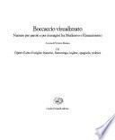 Boccaccio visualizzato: Opere d'arte d'origine francese, fiamminga, inglese, spagnola, tedesca