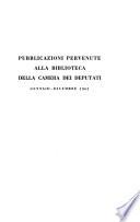 Bollettino bibliografico delle nuove accessioni (Annual).