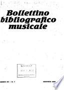 Bollettino bibliografico musicale