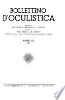 Bollettino d'oculistica